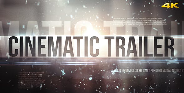 Videohive Stylish Cinematic Trailer - Titles 14028326