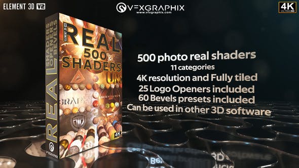 Videohive Real Shaders Pack 28252762