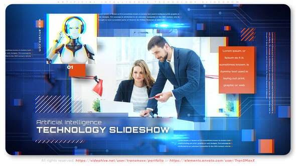 Videohive Artificial Intelligence Technology Slideshow 28442195