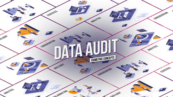 Videohive Data audit - Isometric Concept 28986817