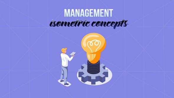 Videohive Management – Isometric Concept 29057189