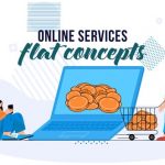 Videohive Online services - Flat Concept 28830201