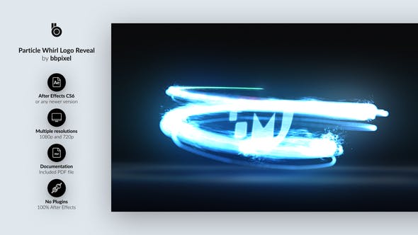Videohive Particle Whirl Logo Reveal 28197010