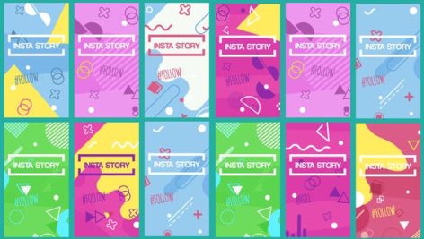 Videohive Abstract Insta Story Pack 23176499