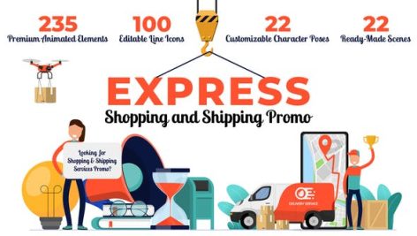 Videohive Express Shopping - Shipping Promo 26851115