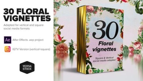 Videohive In Full Bloom - Floral Vignettes 27394488
